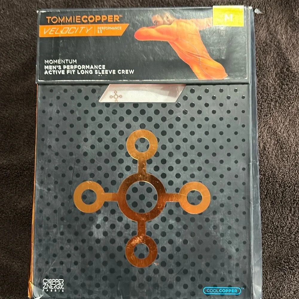 Tommie copper sz M black mockneck & long sleeve new sz M white long sleeve crew